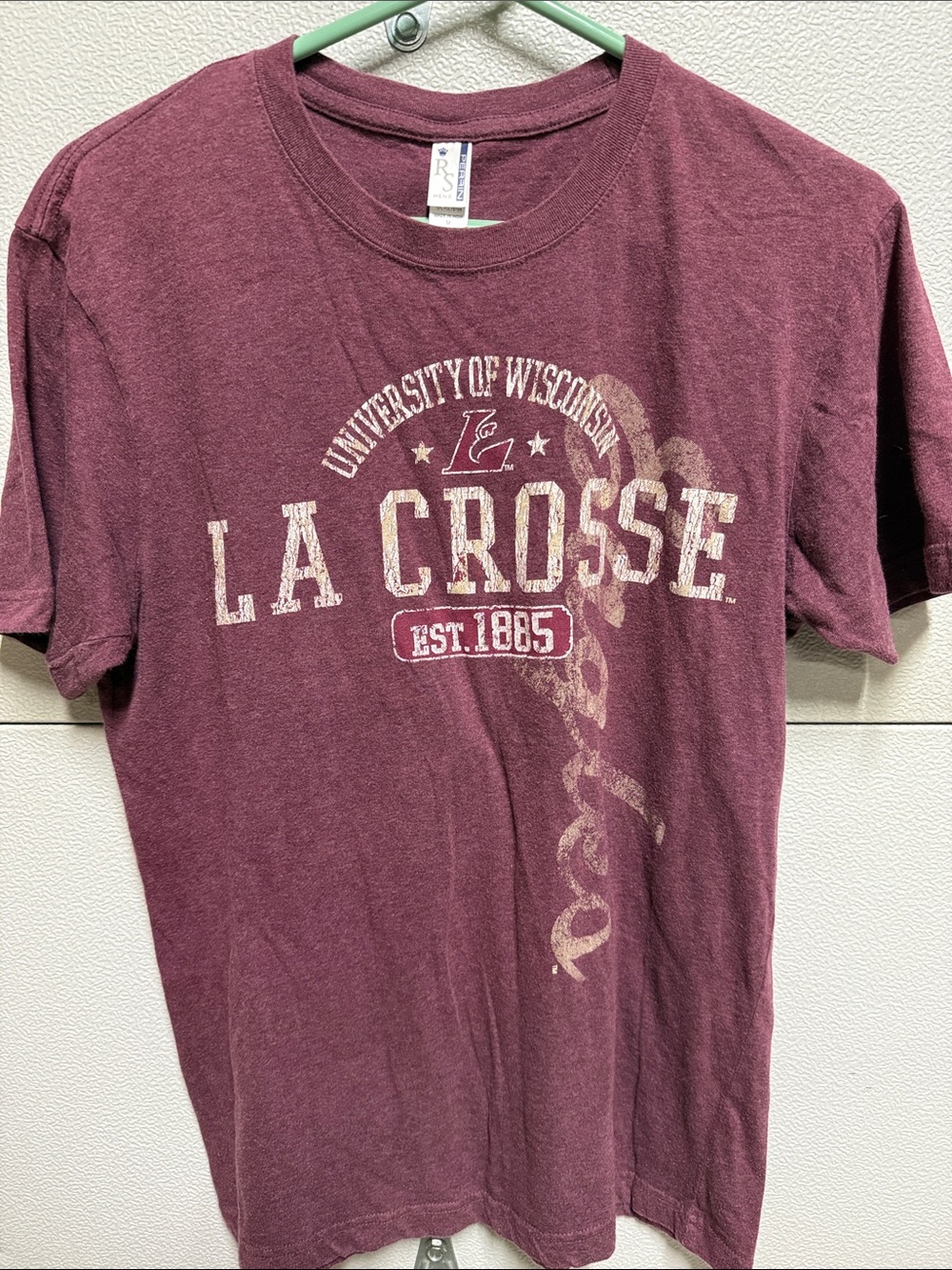 UWL University of Wisconsin La Crosse Maroon Graphic Tee